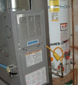 furnace and hot water heater